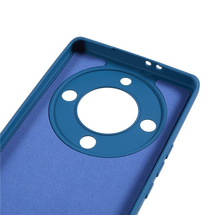 For Honor X40 5G / X9a 5G Rubberized Phone Case Fiber Lining Phone TPU Cover - Sapphire