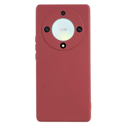For Honor X40 5G / X9a 5G Rubberized Phone Case Fiber Lining Phone TPU Cover - Hawthorn Red
