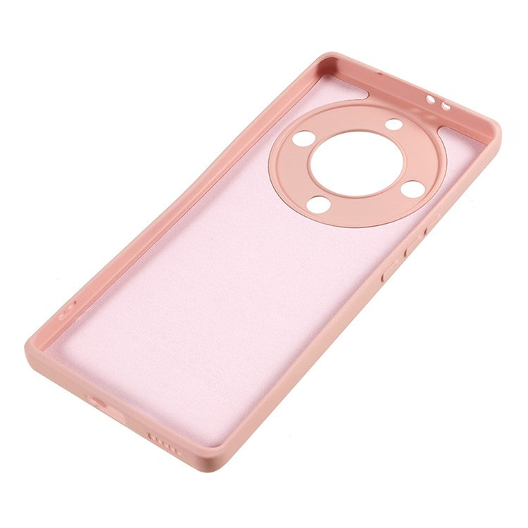 For Honor X40 5G / X9a 5G Rubberized Phone Case Fiber Lining Phone TPU Cover - Pink
