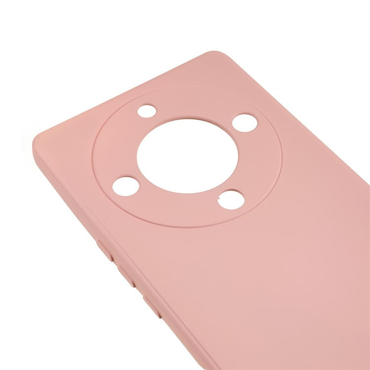 For Honor X40 5G / X9a 5G Rubberized Phone Case Fiber Lining Phone TPU Cover - Pink