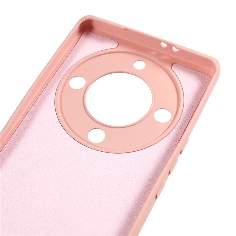 For Honor X40 5G / X9a 5G Rubberized Phone Case Fiber Lining Phone TPU Cover - Pink