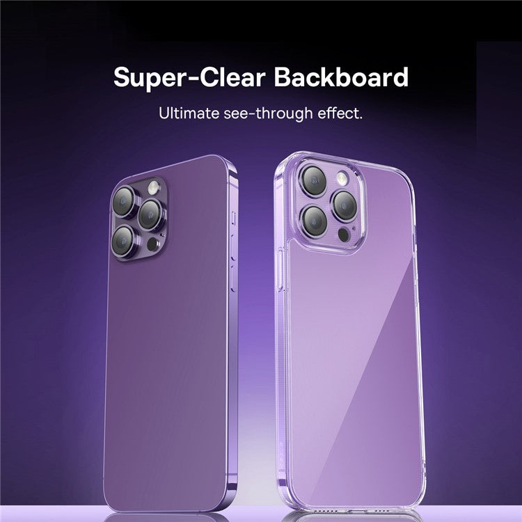 BASEUS Corning Series Transparent Cover for iPhone 14 Pro Corning Glass+TPU Case with Tempered Glass Film