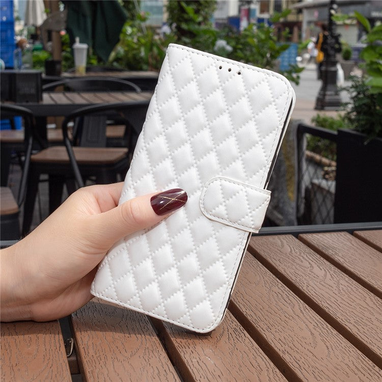 BINFEN COLOR BF Style-14 for Motorola Edge 40 Pro 5G / Moto X40 5G Phone Case Stand PU Leather Wallet Phone Cover - White