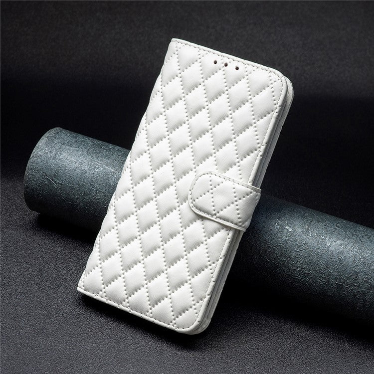 BINFEN COLOR BF Style-14 for Motorola Edge 40 Pro 5G / Moto X40 5G Phone Case Stand PU Leather Wallet Phone Cover - White