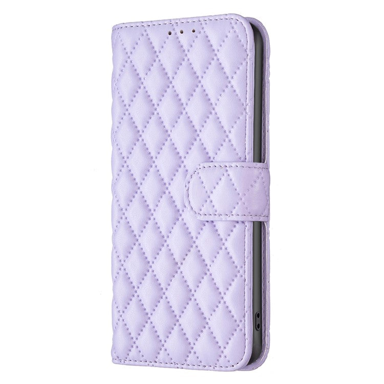 BINFEN COLOR BF Style-14 for Motorola Edge 40 Pro 5G / Moto X40 5G Phone Case Stand PU Leather Wallet Phone Cover - Purple