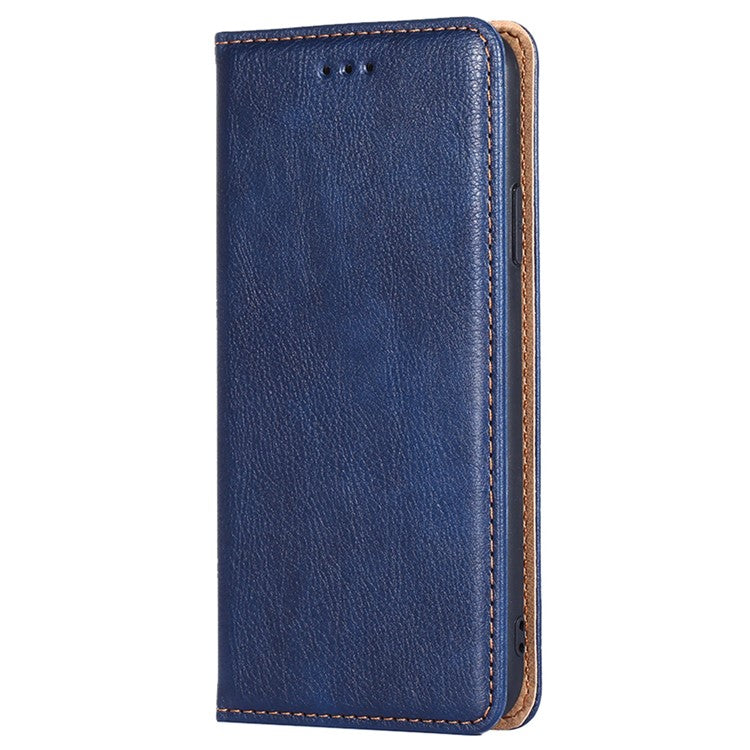 Anti-drop Phone Cover For Honor X40 5G / Honor X9a 5G / Magic5 Lite 5G PU Leather Wallet Stand Case - Blue