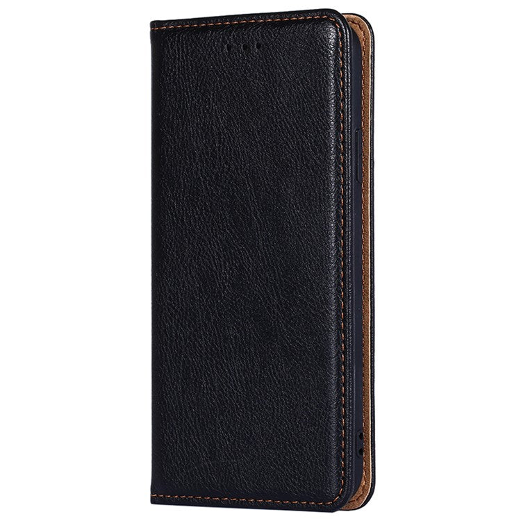 Anti-drop Phone Cover For Honor X40 5G / Honor X9a 5G / Magic5 Lite 5G PU Leather Wallet Stand Case - Black