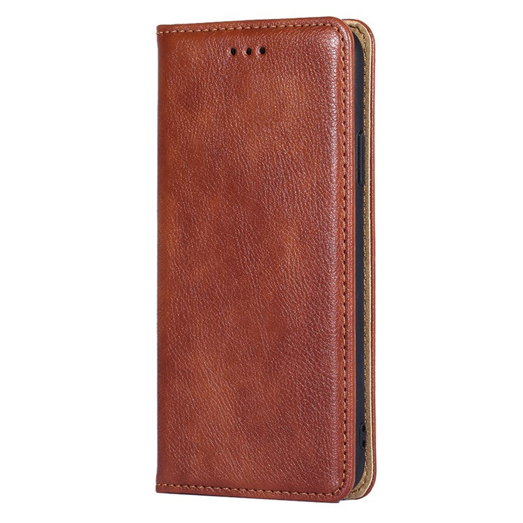 Anti-drop Phone Cover For Honor X40 5G / Honor X9a 5G / Magic5 Lite 5G PU Leather Wallet Stand Case - Brown