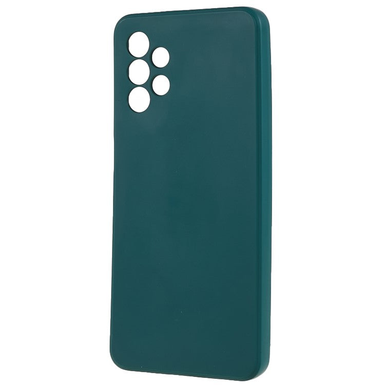 For Samsung Galaxy A23 5G (Global Version) / A23 4G Soft TPU Phone Case Straight Edge Phone Cover - Army Green