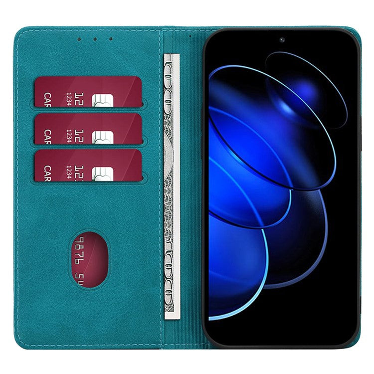For Honor X40 5G / X9a 5G / Magic5 Lite 5G Calf Texture PU Leather Wallet Stand Phone Case Magnetic Cover - Baby Blue