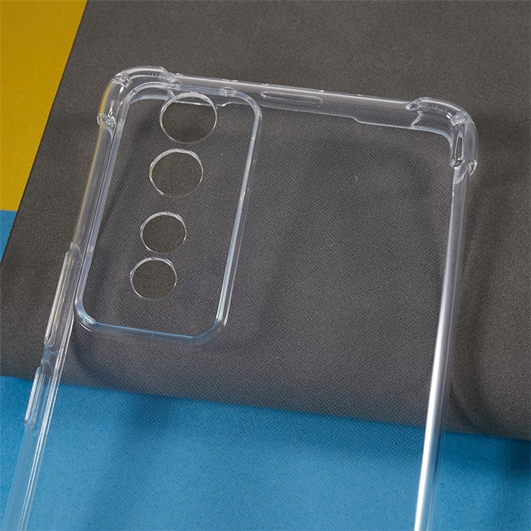 For Honor 80 GT 5G Transparent TPU Phone Case Thicken Corners Anti-drop Back Cover