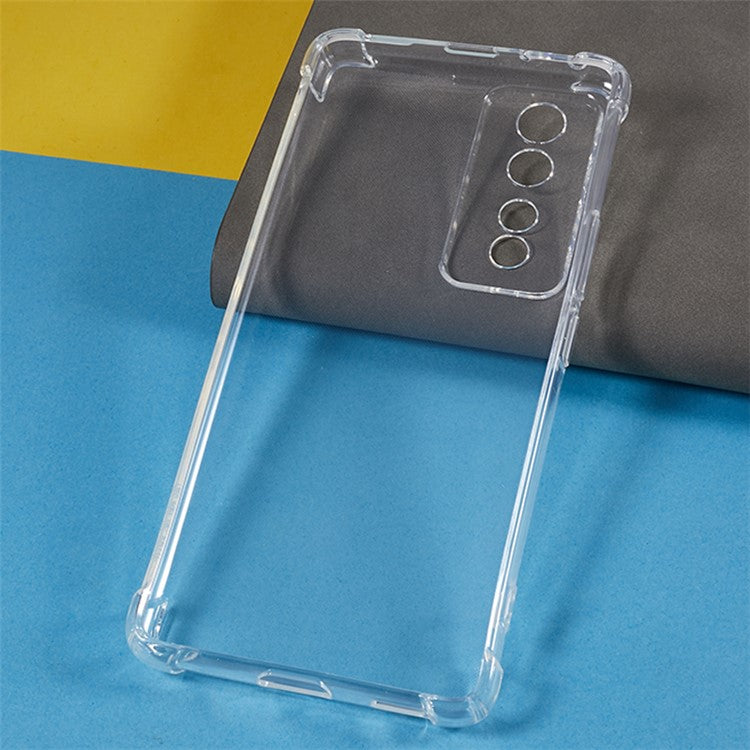 For Honor 80 GT 5G Transparent TPU Phone Case Thicken Corners Anti-drop Back Cover