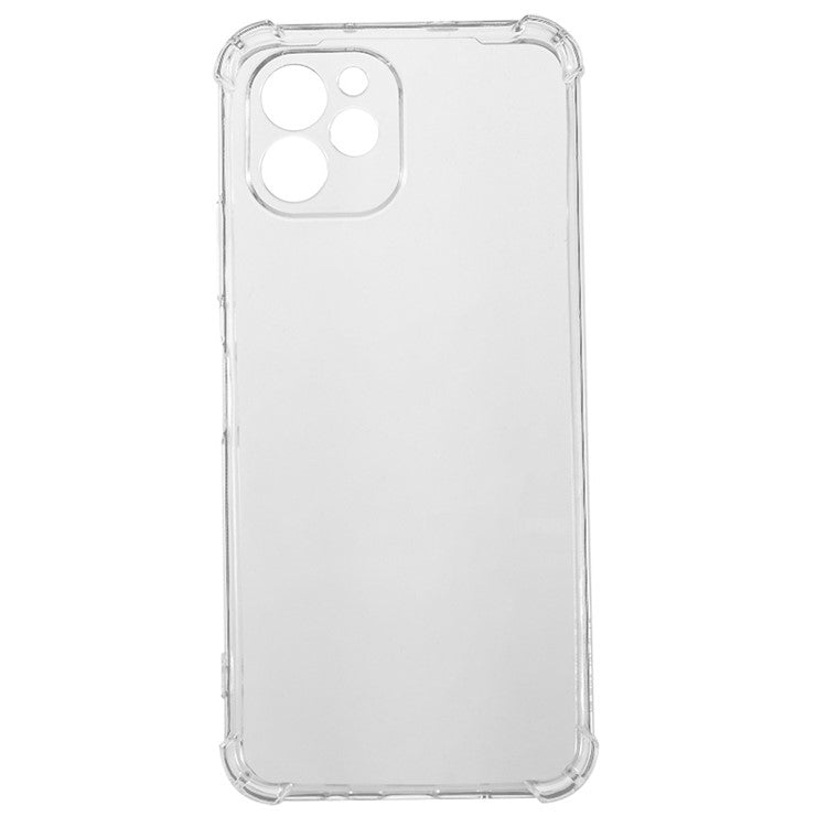 For Huawei nova Y61 4G Transparent Back Cover Reinforced Corner Shockproof TPU Phone Case