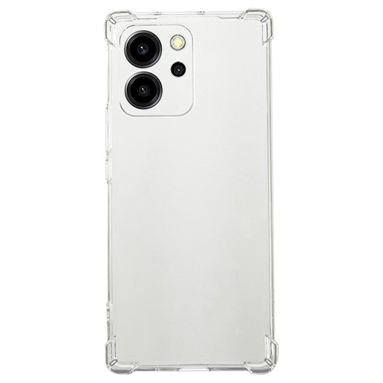 For Honor 80 SE 5G Flexible TPU Case Reinforced Corner Anti-drop Clear Phone Cover
