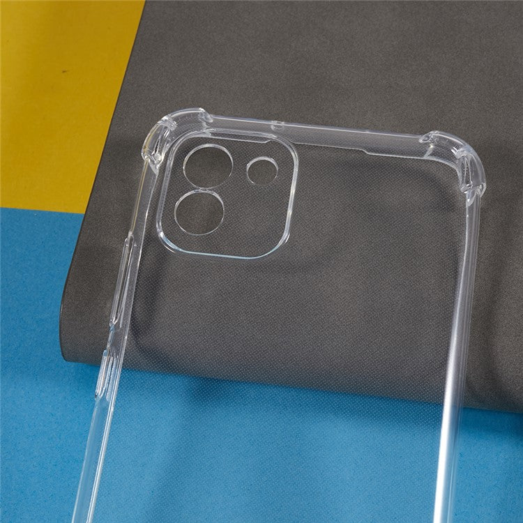 TPU Phone Case for Samsung Galaxy A03 (164.2 x 75.9 x 9.1mm) Anti-drop Clear Phone Cover
