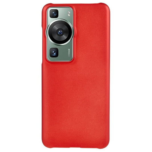 For Huawei P60 / P60 Pro Rubberized Phone Case Anti-scratch Hard PC Phone Back Cover - Red
