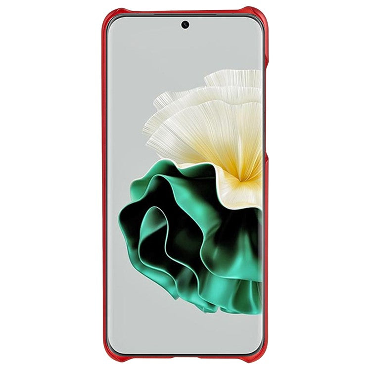 For Huawei P60 / P60 Pro Rubberized Phone Case Anti-scratch Hard PC Phone Back Cover - Red