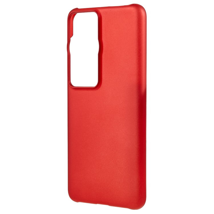 For Huawei P60 / P60 Pro Rubberized Phone Case Anti-scratch Hard PC Phone Back Cover - Red