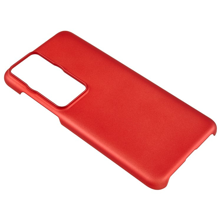 For Huawei P60 / P60 Pro Rubberized Phone Case Anti-scratch Hard PC Phone Back Cover - Red