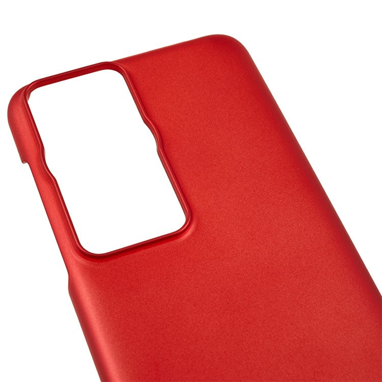For Huawei P60 / P60 Pro Rubberized Phone Case Anti-scratch Hard PC Phone Back Cover - Red