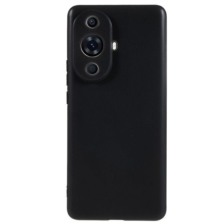 For Huawei nova 11 Pro / nova 11 Ultra Soft TPU Phone Case Drop-proof Glossy Cell Phone Cover - Black