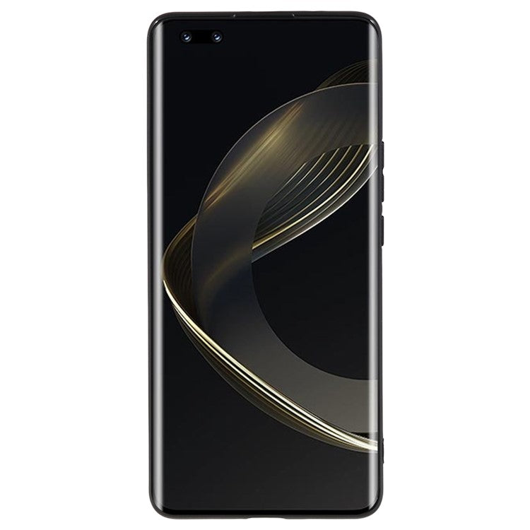 For Huawei nova 11 Pro / nova 11 Ultra Soft TPU Phone Case Drop-proof Glossy Cell Phone Cover - Black