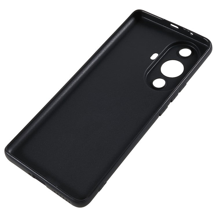 For Huawei nova 11 Pro / nova 11 Ultra Soft TPU Phone Case Drop-proof Glossy Cell Phone Cover - Black