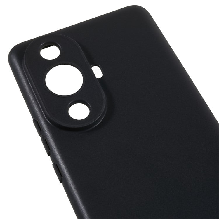 For Huawei nova 11 Pro / nova 11 Ultra Soft TPU Phone Case Drop-proof Glossy Cell Phone Cover - Black