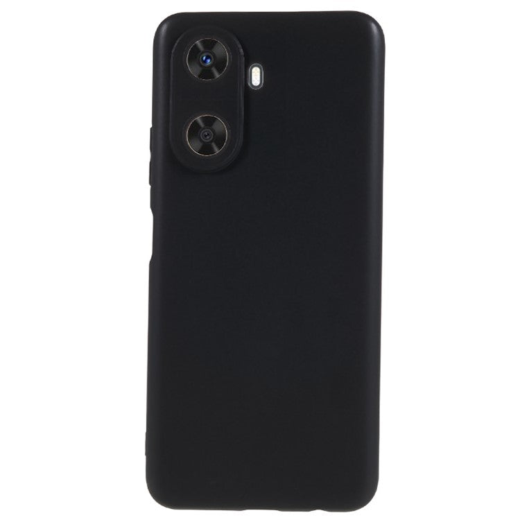 For Huawei Enjoy 60 Glossy Phone Case Soft TPU Phone Cover - Black