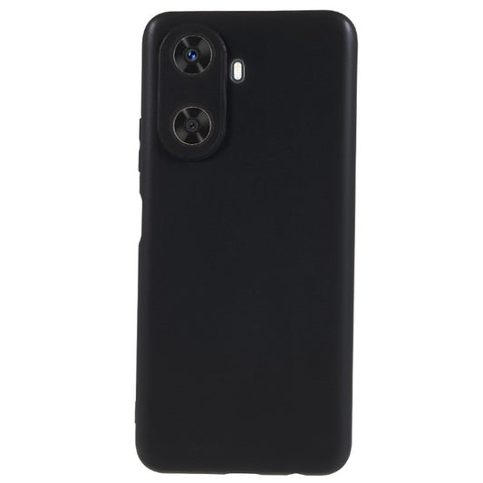 For Huawei Enjoy 60 Glossy Phone Case Soft TPU Phone Cover - Black