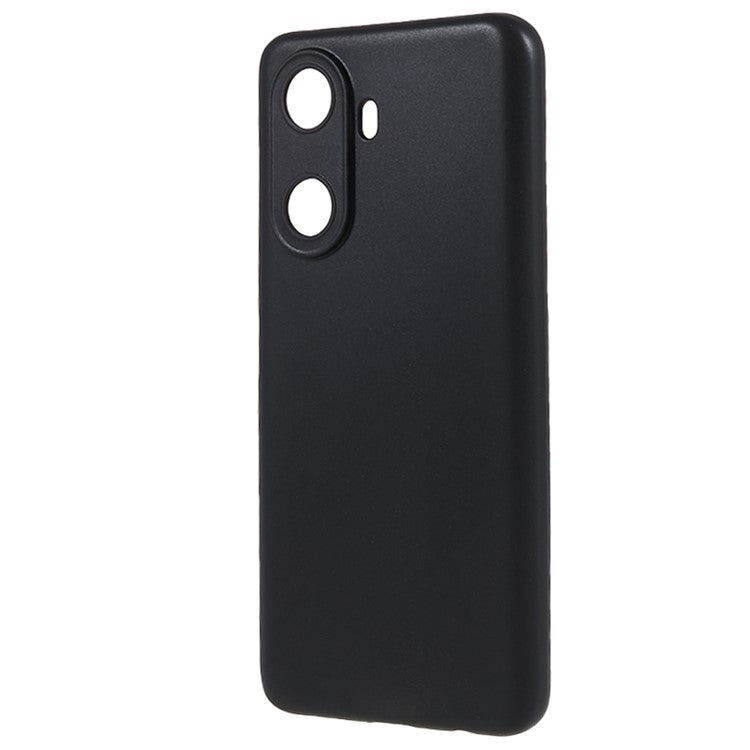 For Huawei Enjoy 60 Glossy Phone Case Soft TPU Phone Cover - Black