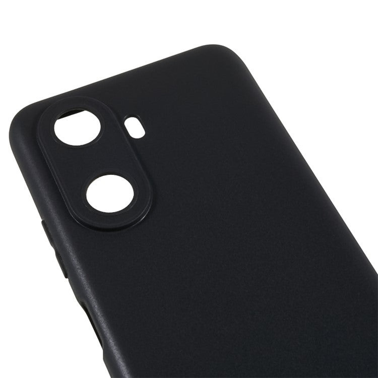 For Huawei Enjoy 60 Glossy Phone Case Soft TPU Phone Cover - Black