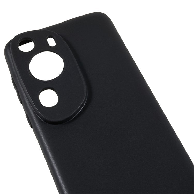 For Huawei P60 Art Drop-proof TPU Case Glossy Cell Phone Cover - Black