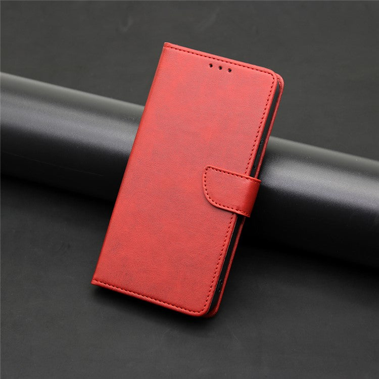Wallet Phone Case for Huawei nova 11 Pro / nova 11 Ultra , PU Leather Calf Texture Stand Flip Cover - Red
