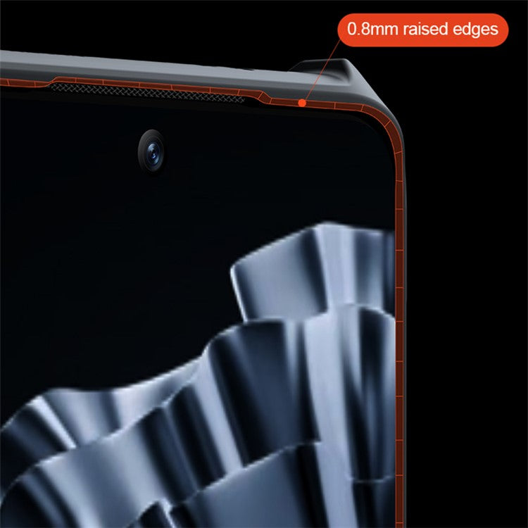 XUNDD Phone Case for Huawei P60 Pro , Shockproof Acrylic+TPU Slim Phone Cover - Black / Laser Texture