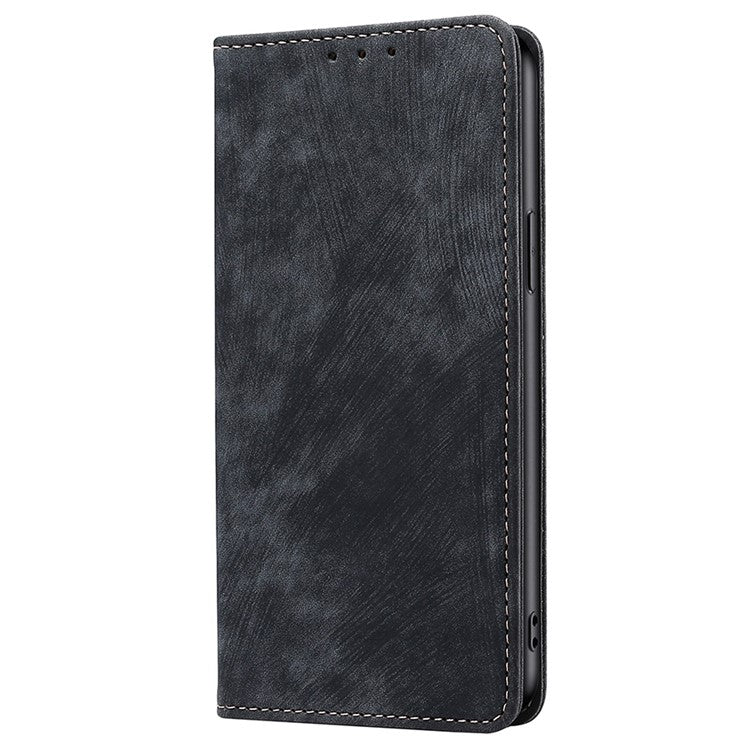 RFID Blocking Wallet Case for Huawei nova 11 Pro / nova 11 Ultra PU Leather Stand Mobile Phone Cover - Black