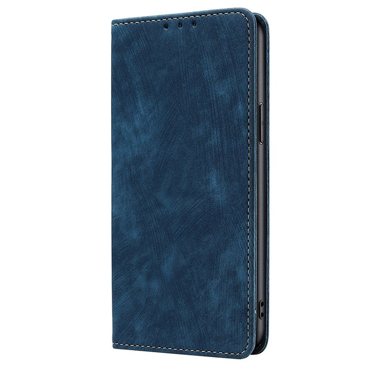 RFID Blocking Wallet Case for Huawei nova 11 Pro / nova 11 Ultra PU Leather Stand Mobile Phone Cover - Blue