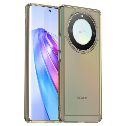 Candy Series Phone Cover for Honor Magic5 Lite 5G / X40 5G / X9a 5G , Soft TPU Cell Phone Case - Transparent Grey