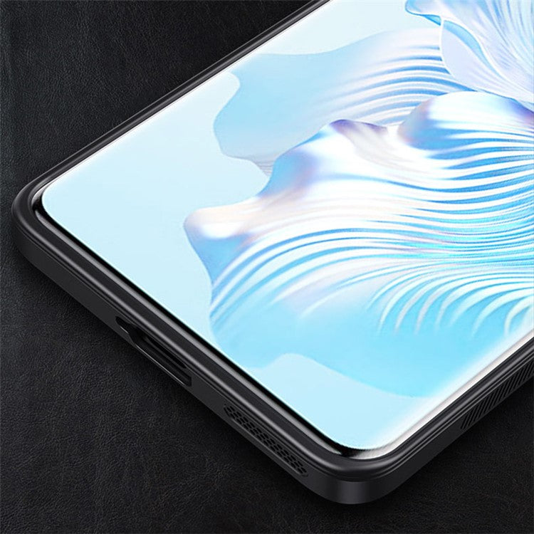 For Honor 80 GT 5G Aluminium Alloy + TPU Phone Cover Shockproof Anti-Scratch Cell Phone Case - Blue