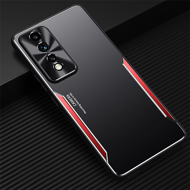 For Honor 80 GT 5G Aluminium Alloy + TPU Phone Cover Shockproof Anti-Scratch Cell Phone Case - Red