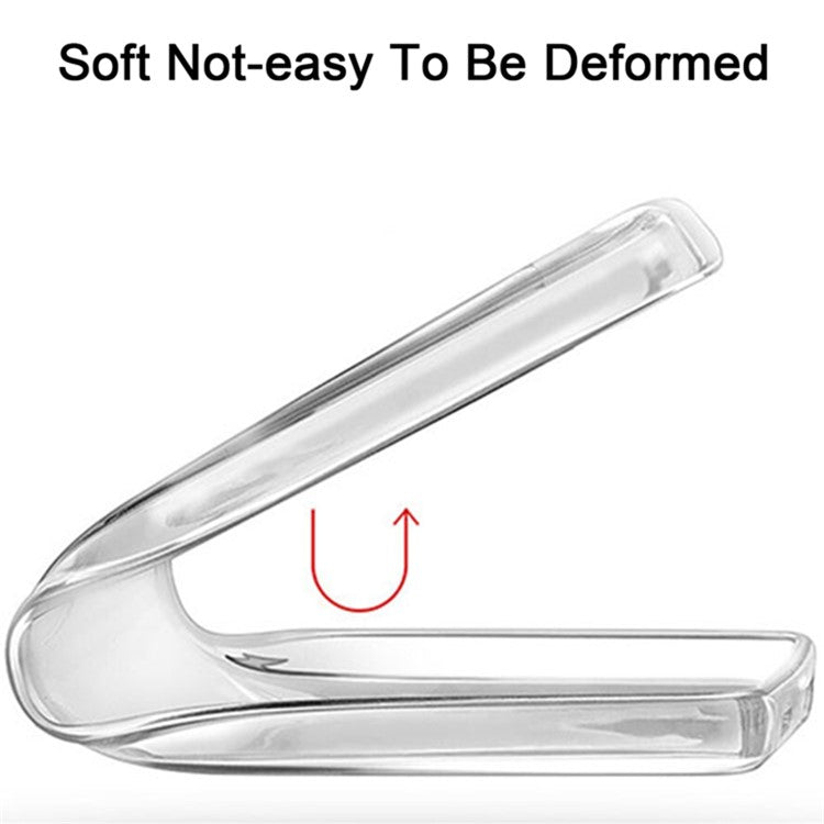 10Pcs Watermark-free Phone Cover for iPhone 14 Plus 1.5mm Clear Corner Protection TPU Case
