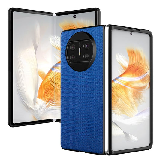VILI TH Series For Huawei Mate X3 5G Shockproof Case PU Leather Coated PC+TPU Cellphone Cover - Blue