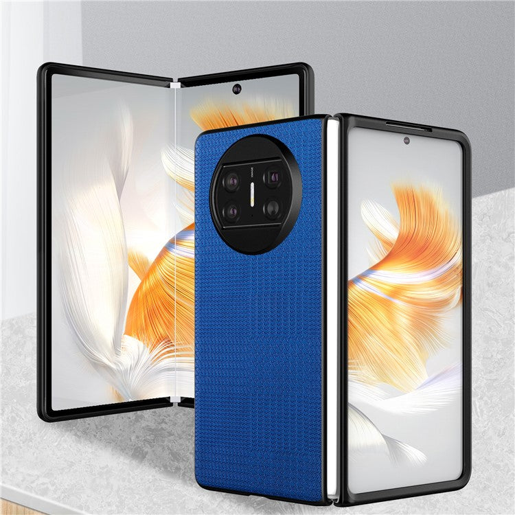 VILI TH Series For Huawei Mate X3 5G Shockproof Case PU Leather Coated PC+TPU Cellphone Cover - Blue