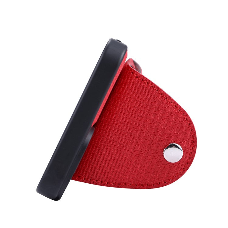 VILI TH Pouch Series For iPhone 14 Detachable Magnetic Wallet Case PC+TPU+PU Leather Phone Cover - Red