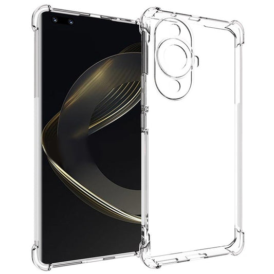 For Huawei nova 11 Ultra / 11 Pro Transparent Cell Phone Cover Anti-Slip TPU Drop-proof Case
