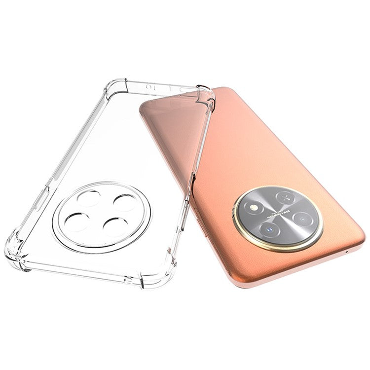 For Huawei Enjoy 60X / nova Y91 4G Transparent Anti-Slip Cover TPU Drop-proof Phone Case