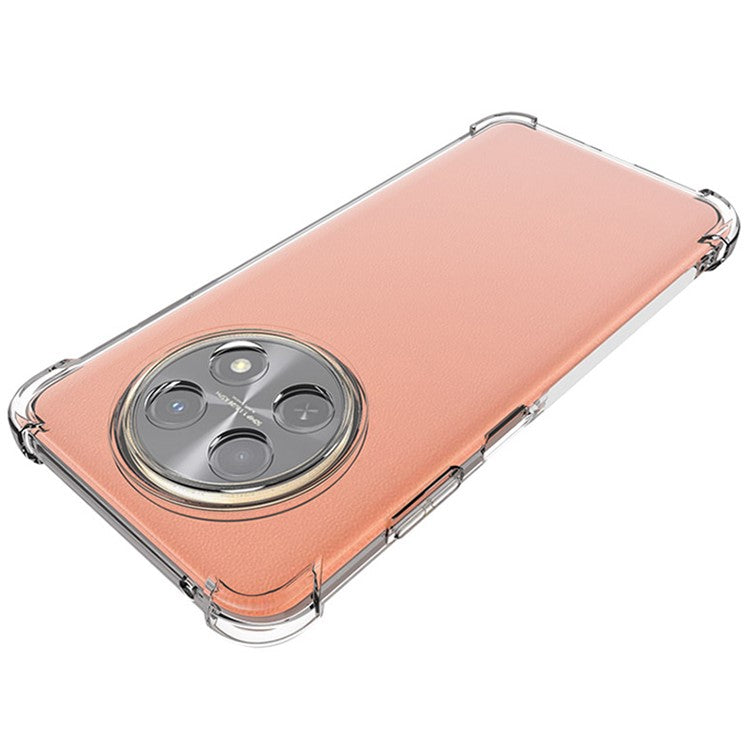 For Huawei Enjoy 60X / nova Y91 4G Transparent Anti-Slip Cover TPU Drop-proof Phone Case