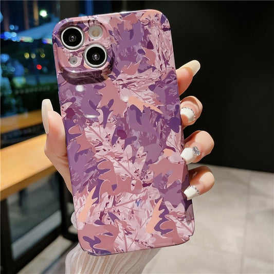 For iPhone 14 Hard PC Back Cover Camouflage Pattern Printing Protective Phone Case - Style C
