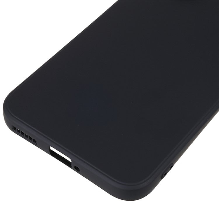 For Huawei nova 11 / nova 12s 4G / nova 12 Lite 4G Fiber Lining Phone Case Candy Color Rubberized TPU Back Cover - Black