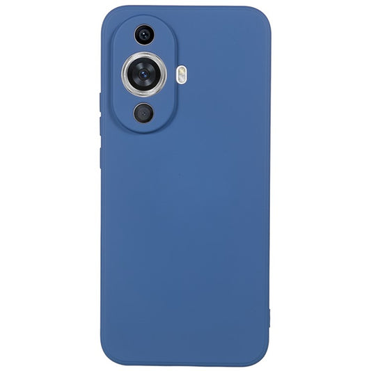 For Huawei nova 11 / nova 12s 4G / nova 12 Lite 4G Fiber Lining Phone Case Candy Color Rubberized TPU Back Cover - Sapphire